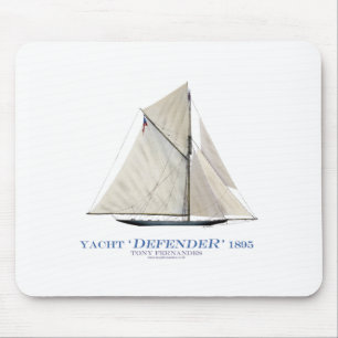 yachtförsvarare 1895 musmatta