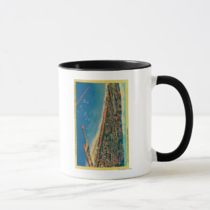 Yachthamn, palisadesna och Santa Monica Mugg
