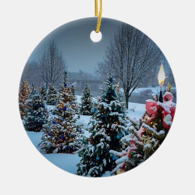 Yachthandfatet Julgransprydnad Keramik (Framsidan)