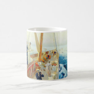 Yachting in the Mediterranean (av J.L. Stewart) Kaffemugg