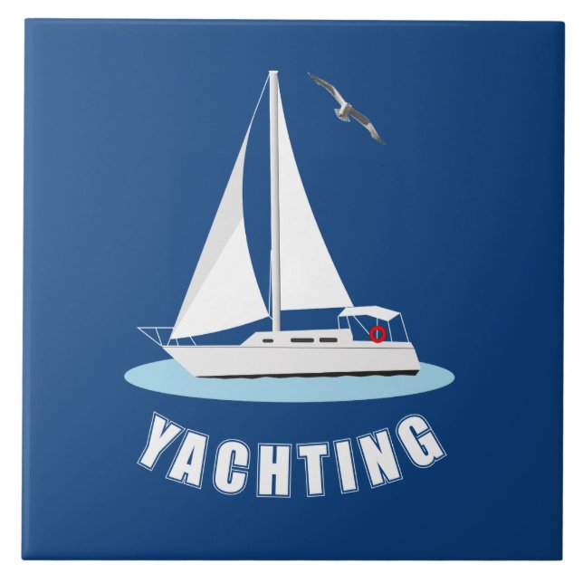 Yachting Kakelplatta (Framsidan)