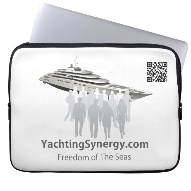 Yachting Synergy - Laptop sleeve 13 tum (Framsidan)
