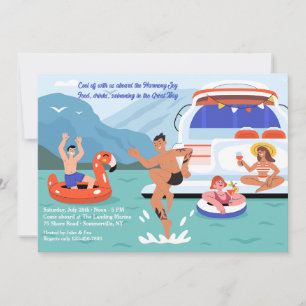 Yachtparty Inbjudningar