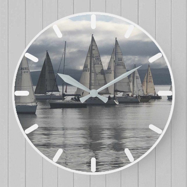 Yachts i Rothesay Bay, Skottland. Stor Klocka (Skapare uppladdad)