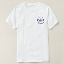 Yachts namn och båtkapten t shirt