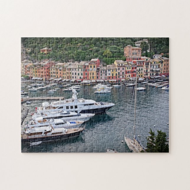 Yachts of Portofino - 11 x 14 - 252 pc Pussel (Horisontell)