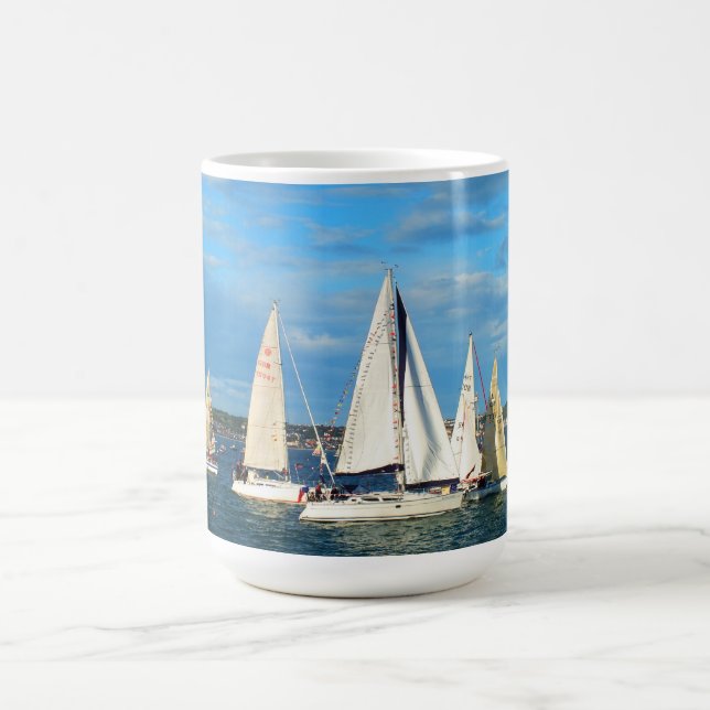 Yachts segling, Jersey Kaffemugg (Center)