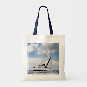 Yachtsegling i det öppna havet tygkasse