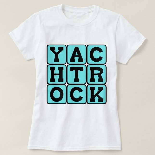 Yachtsten, musikgenre t shirt (Design framsida)