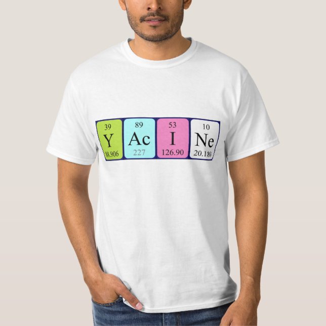 Yacine Perioine bord namn shirt T-shirt (Framsida)