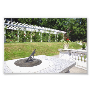 Yaddo Garden's 1904 Sol Dial Fototryck
