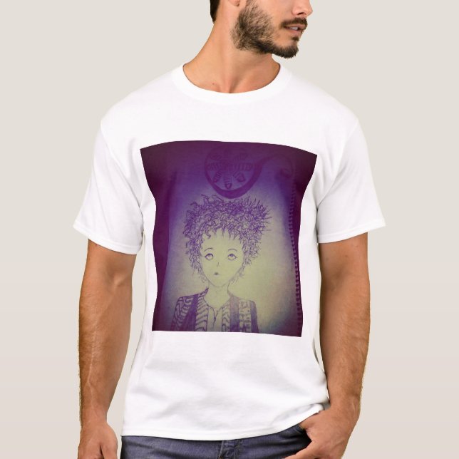 Yaei Child teckning anime manga tecknad  T Shirt (Framsida)