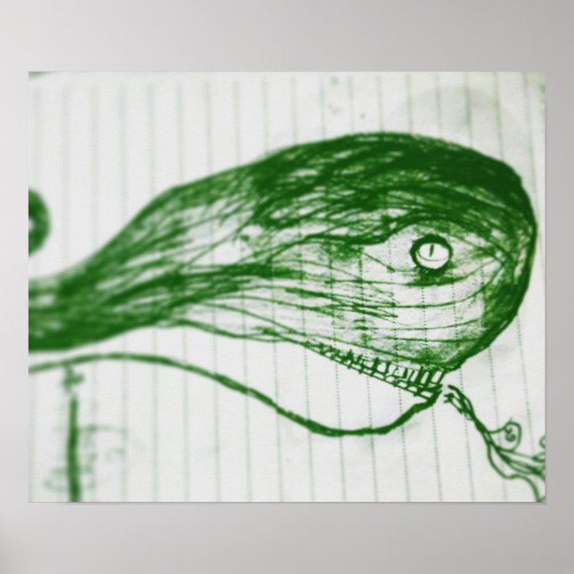 yaei grönt val poster (Framsidan)