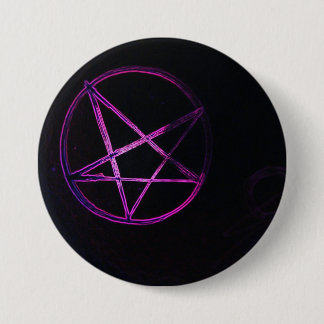 Yaei lila pentagram Keychain Knapp