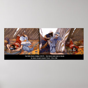 Yael Slays Sisera #4 - Domarna 5:26-27 Poster