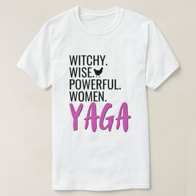 Yaga Kloka Kvinnor T Shirt (Design framsida)
