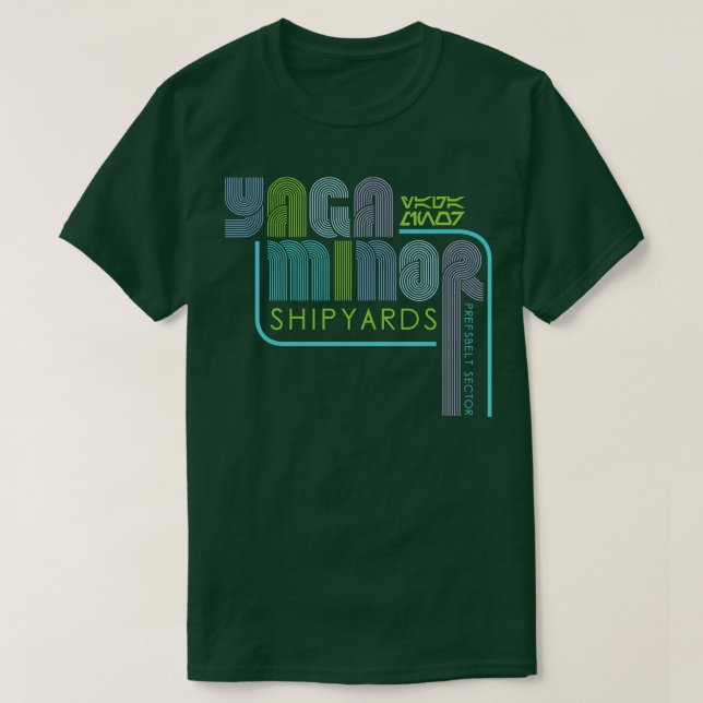 Yaga Minor Shipyards T Shirt (Design framsida)
