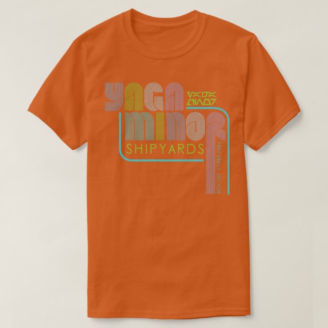 Yaga Minor Shipyards T Shirt (Design framsida)