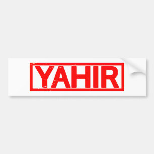 Yahir Frimärke Bildekal