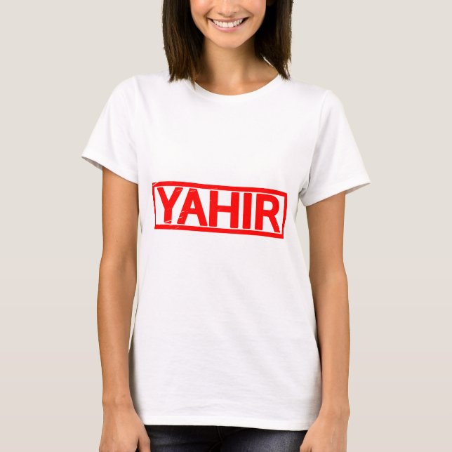 Yahir Frimärke T Shirt (Framsida)