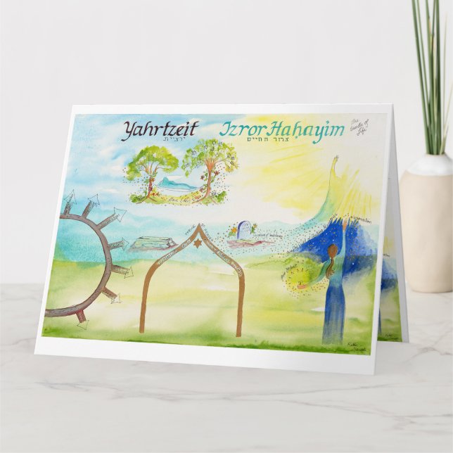 Yahrtzeit: Mapping the Journey:Sorg & Själ Kort (Framsida)