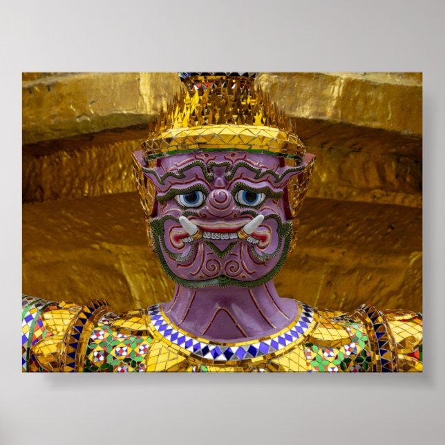 Yahsha statue in Bangkok Poster (Framsidan)