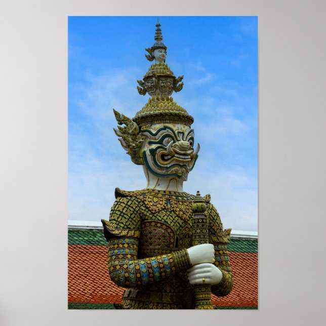 Yahsha statue in Bangkok Poster (Framsidan)