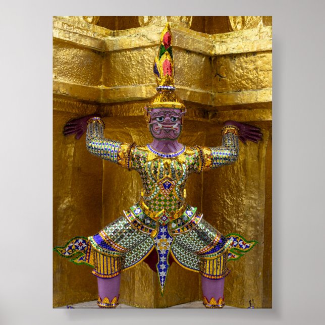 Yahsha-staty i Bangkok Poster (Framsidan)