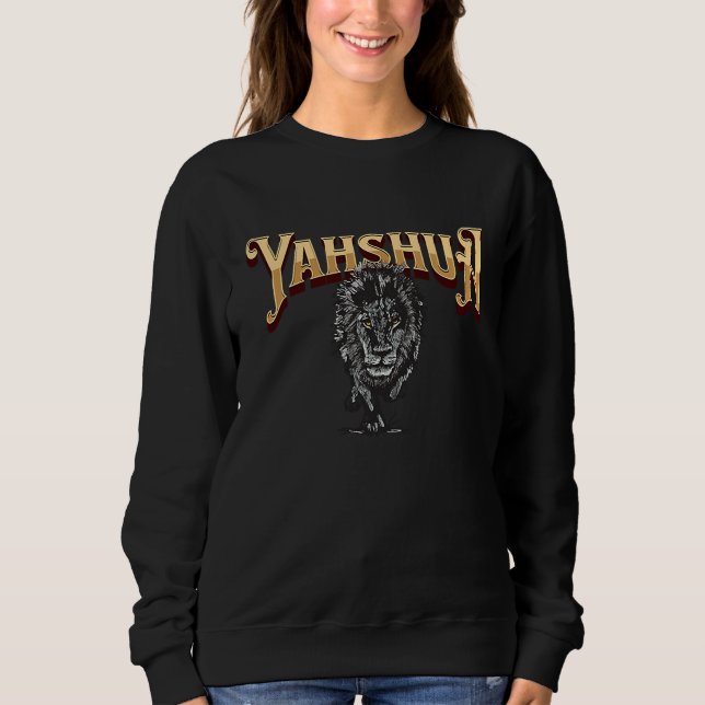 Yahshua Is King  Bible Scripture Quote Hebrew Isra T Shirt (Framsida)