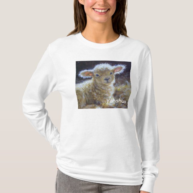 Yahshua lamben av Yahweh Tee Shirt (Framsida)