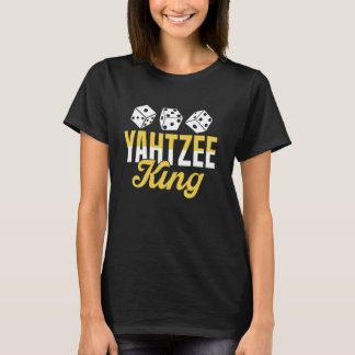 Yahtzee King Dice Game T Shirt