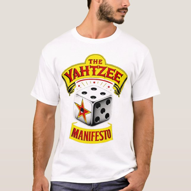 Yahtzee Manifesto Banner T-Shirt (Framsida)