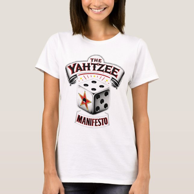 Yahtzee Manifesto Banner T-Shirt - Kvinnor (Framsida)