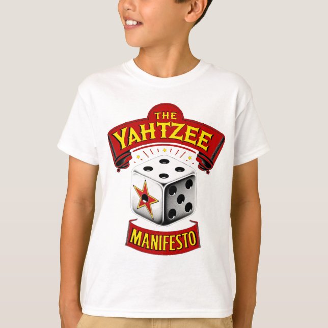 Yahtzee Manifesto Barn Shirt T (Framsida)
