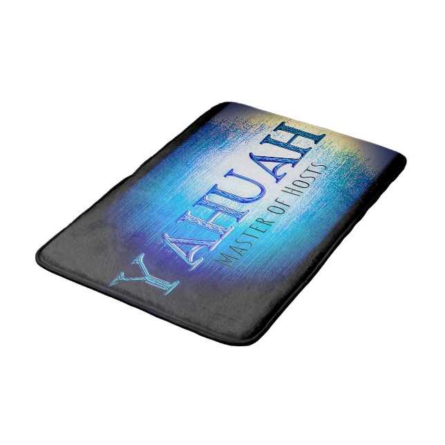 Yahuah-mästare i värdar 01-01 badrumsmatta (Vinklad)