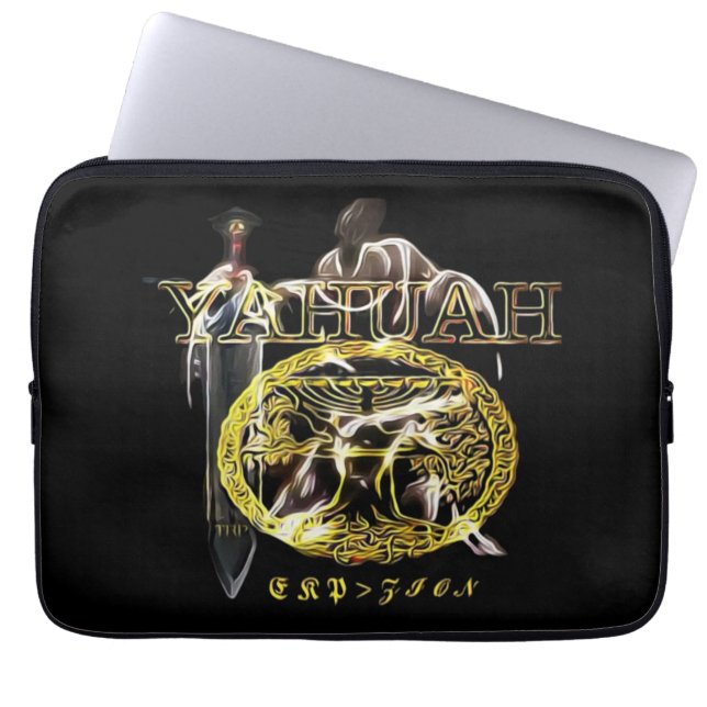 Yahuah-Namn över hela Namn 03-Royalet Laptop Fodral (Framsidan)