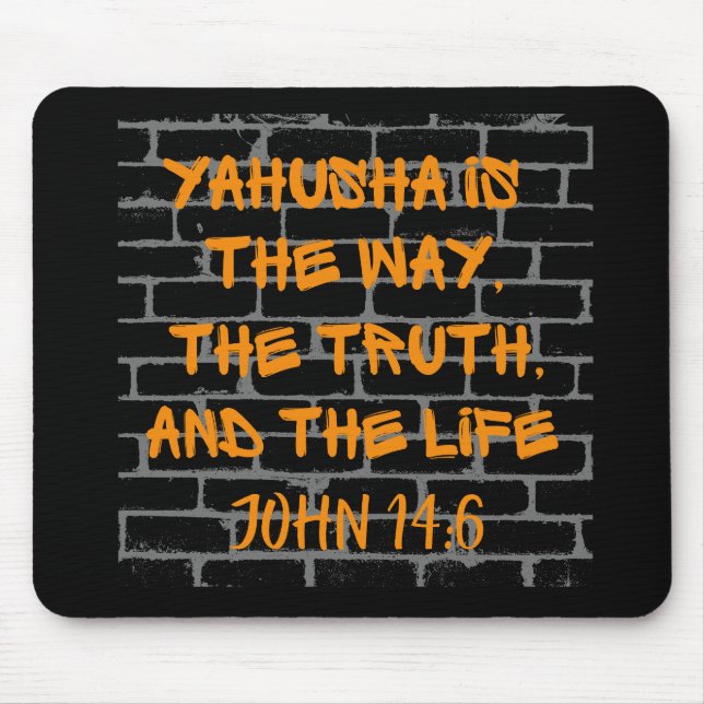 Yahusha är Way Truth and Life Musmatta (Framsidan)