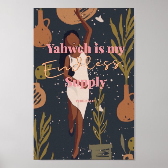 Yahweh Affirmation Poster (Framsidan)