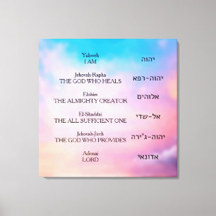 Yahweh Canvastryck
