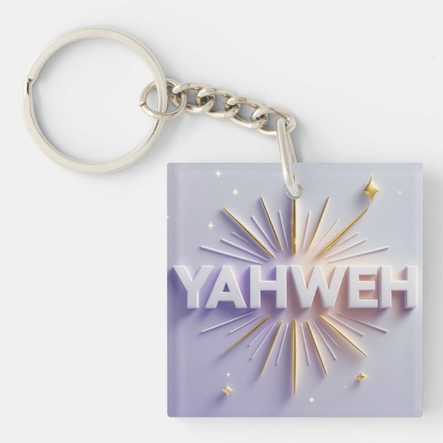 Yahweh Emblem Keychain - Ai design (Framsidan)