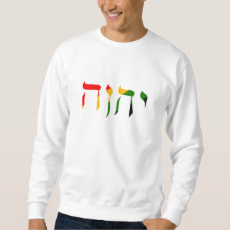 Yahweh i Hebrew Lång Ärmad Tröja