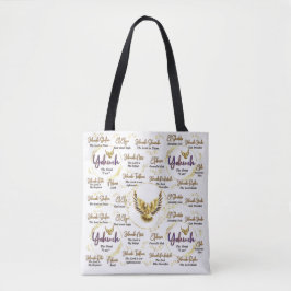 Yahweh-Namn of God Church Tote bag Tygkasse