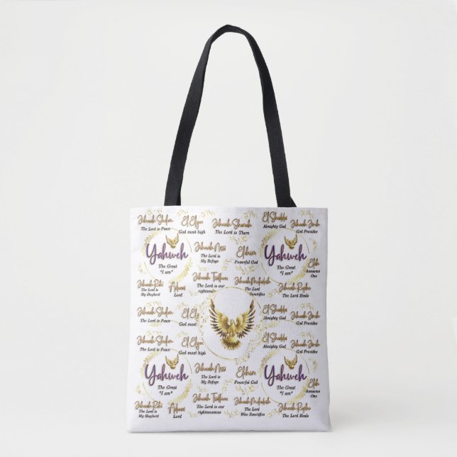 Yahweh-Namn of God Church Tote bag Tygkasse (Framsida)