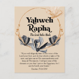 Yahweh Rapha | Namn av Guds utvecklingsskript Vykort