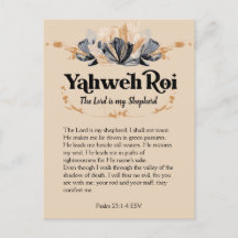 Yahweh Roi | Namn av Guds utvecklingsskript