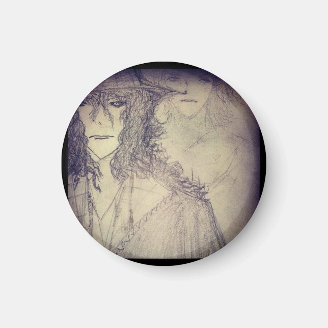 Yaie häxa 666 magnet (Framsidan)