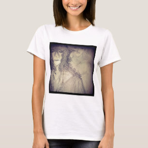 Yaie häxa 888 power anime manga teckning t shirt