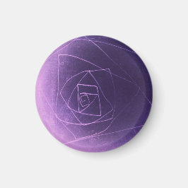 Yaie lila abstrakt andlig färg magnet