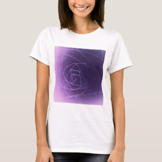 Yaie lila andlig färg t shirt