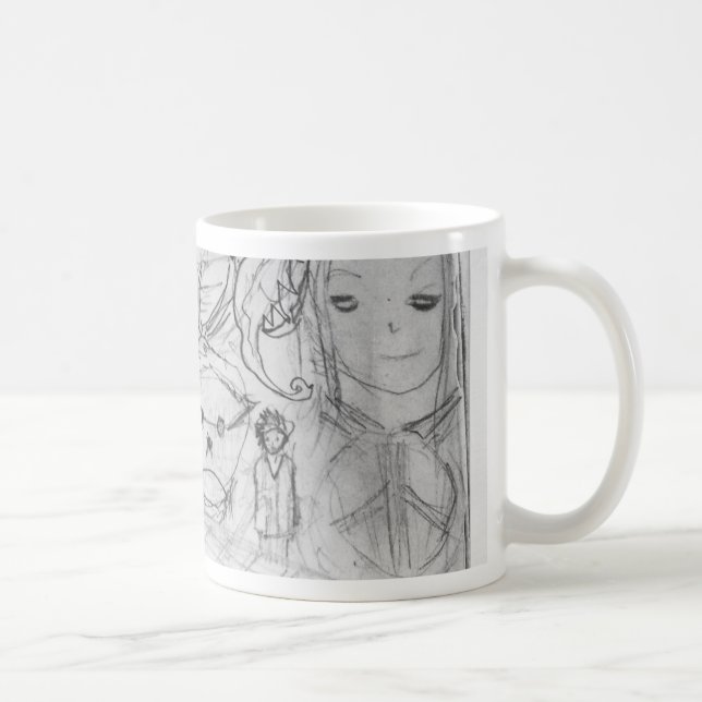 Yaie monstermanga anime kaffemugg (Höger)